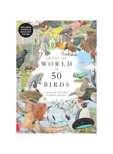 Laurence King Around the World in 50 Birds 1000 Piece Puzzle: 1000 Piece Jigsaw