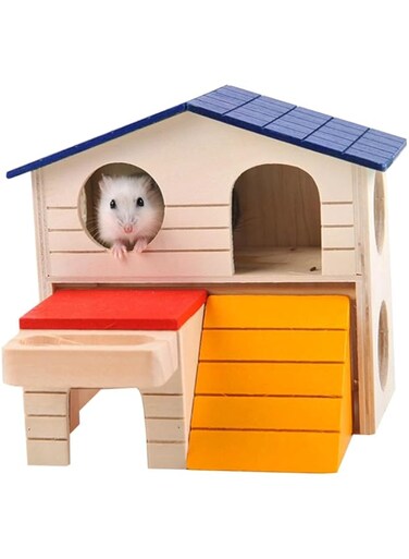 Benting Hamster House &ndash; Premium Wooden Toy for Small Pets, Perfect Hideout for Hamsters, Guinea Pigs, and More