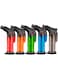 P PIPITA 5 Pack Torch Lighters Butane Refillable Jet Flame Torch Lighter, Windproof, Safe, Multi Utility Lighter for Candles, Fireplaces, Campfires, Grill (Without Butane) (5-Color)