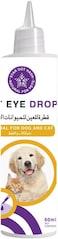 StarDotHash Pet Eye Drops for Dogs and Cats, 60 ml Dog and Cat Eye Rinse, Gentle Formula to Soothe Eye Infection Allergy, Dog Tear Stain Cleaner, Safe for All Animals