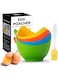 AYF Egg Poacher Cups (4 Pack) for Perfect Poached Eggs &ndash; Premium Silicone Egg Poachers BPA-Free Poach Pods &ndash; Poached Egg Maker Set: Egg Poacher Pan, Cooker, Boiler Steamer, Microwave Eggs