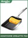 Tamagoyaki Pan Stainless Steel Japanese Omelette Pan, Honeycomb Egg Roll Rectangle Frying for Cooking Egg Roll, Steaks, Frying Bacon, Easy to Clean