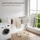 Clothes Drying Rack, Metal Laundry Drying Rack, Foldable, Space-Saving, Free-Standing Airer, with 2 Gullwings, Indoor Outdoor Use