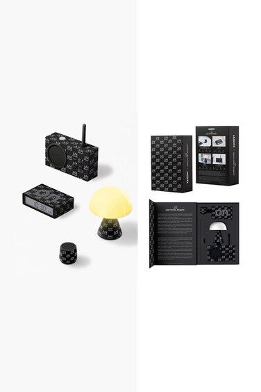 Lexon LBBSQ01 BLACK Gift Set