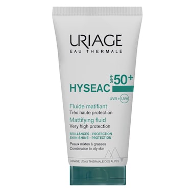 Uriage Hyseac SPF50+ Moisturising &amp; Mattifying Sunscreen Fluid For Combination To Oily Skin 50ml