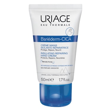 Uriage Bariederm CICA Insulating Repairing Hand Cream With Manuka Honey For Dry Skin 50ml