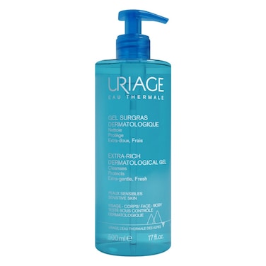 Uriage Extra-Rich Dermatological Cleansing Gel For Face &amp; Body 500ml