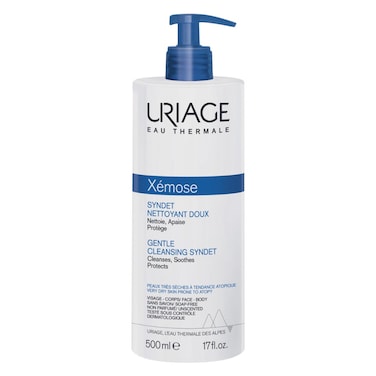 Uriage Xemose Soap-Free Gentle Cleansing Syndet For Very Dry &amp; Atopic Skin 500ml