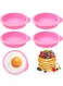 PCS Air Fryer Egg Molds, 4 Inch Air Fryer Muffin Pans for Burger Buns, Pancakes, English Muffins, Non Stick Air Fryer Accessories