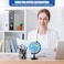 Rotating World Globe 4 Inch Spinning Earth Globe with Stand for Kids Learning Geography Classroom Education or Office Home Decorations