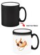 Color Changing Heat Sensitive Ceramic Mug, Image Revealed When HOT Liquid is Added! Camel wearing goggles