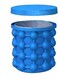 Ice Cube Maker Genie By Primex - Space Saving Ice Cube Mold With Revolutionary Design - Nontoxic Easy Release Ice Bucket With Airtight Lid For Odorless Ice Cubes Magic Ice Wizard Gift