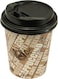 Ideal Pack Single Wall Paper Cup with Lid, 8oz, Pack of 10pcs, Multicolor