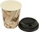 Ideal Pack Single Wall Paper Cup with Lid, 8oz, Pack of 10pcs, Multicolor
