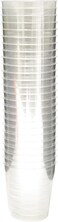 Ideal Pack Crystal Cup, 8oz, Pack of 25pcs, Clear