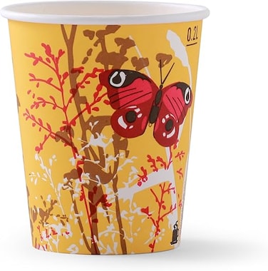 Paper Cup &ndash; 8 oz &ndash; 50 PCS Disposable Drink Cups for Hot &amp; Cold Beverages