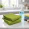 Premium Microfiber Towels for Cleaning &ndash; Ultra Soft, Lint-Free, Highly Absorbent Cloths for Cars, Kitchen, Windows, Glass, Electronics &amp; Household Use Washable &amp; Reusable Pack (green)