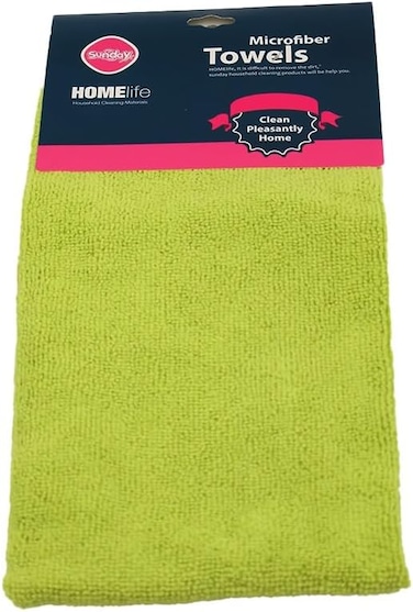 Premium Microfiber Towels for Cleaning &ndash; Ultra Soft, Lint-Free, Highly Absorbent Cloths for Cars, Kitchen, Windows, Glass, Electronics &amp; Household Use Washable &amp; Reusable Pack (green)