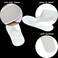 50 Pairs Disposable Hotel &amp; Spa Slippers - Bulk White Closed Toe Guest Slippers for Home, Travel, and Professional Use &ndash; Universal Size