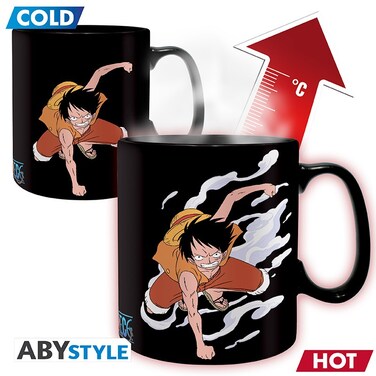 ABYstyle Heat Change Mug - Onepiece: Luffy &amp; Ace - 460ml