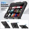 Case for Samsung Galaxy Tab A9 8.7 Inch 2023 Model (SM-X110/X115/X117) With Screen Protector &amp; 360 Degree Swivel Kickstand &amp; Hand Shoulder Strap Case for Galaxy Tab Tab A9 8.7 inch-Black