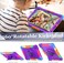 Case for Samsung Galaxy Tab A9 Plus 11 Inch with Screen Protector &amp; 360 Degree Swivel Kickstand &amp; Hand Shoulder Strap for Galaxy Tab A9+ 2023 Model (SM-X210/X216/X218), Purple