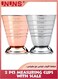 2 Pcs Measuring Cups,304 Stainless Steel Glass With Scale,2.5 Oz,75 ML,5 Tbsp,Strong and Corrosion Resistant Cup,Measurements Inside Size,Rose Gold+Silver