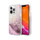 GUESS LIQUID GLITTER CASE 4G ELECTROPLATED LOGO FOR IPHONE 13 PRO PINK