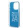 CG Mobile U.S. Polo Glitter Script Card Case Compatible with iPhone 14 Pro Max, Shockproof Protection, Built-In Card Slot, Durable &amp; Lightweight, Easy Installation - Blue
