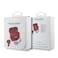 GUESS Charm TWS Wireless Earphones with Glossy Effect &amp; Classic Logo Print, Bluetooth Connectivity, 20H Playtime, Red
