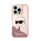 Karl Lagerfeld Liquid Glitter Hard Case With NFT Karl Head For iPhone 16 Pro - Pink