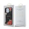 CG MOBILE Guess Compatible With iPhone 16 Pro PU 4G Hard Case with Roses Metal Logo, Easy Snap on, Secure &amp; Comfortable Grip, Raised Camera Edge, Drop Protection &amp; Shock-Proof - Black
