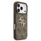 Guess PU Leather Case with Big 4G &amp; Classic Logo, Slim Profile, Comfortable Grip, Drop Protection, Eco-Friendly Packaging for iPhone 17 Pro Max &ndash; Brown