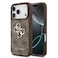 Guess PU Leather Case with Big 4G &amp; Classic Logo, Slim Profile, Comfortable Grip, Drop Protection, Eco-Friendly Packaging for iPhone 17 Pro Max &ndash; Brown