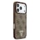 Guess MagSafe 4G PU Leather Case for iPhone 17 Pro Max, Small 4G Logo, Wrist Strap, Lightweight, Slim Profile, MagSafe Compatible &ndash; Brown
