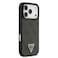 حافظة Guess MagSafe 4G من الجلد الصناعي لهاتف iPhone 17 Pro، باللون الأسود، شعار مثلث، تصميم خفيف الوزن، حماية من السقوط، متوافقة مع MagSafe، قبضة مريحة – أسود