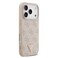 حافظة Guess MagSafe 4G من الجلد الصناعي لهاتف iPhone 17 Pro، باللون الوردي، شعار مثلث، تصميم خفيف الوزن، حماية من السقوط، متوافقة مع MagSafe، قبضة مريحة – وردي