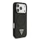 Guess MagSafe PU Leather Case for iPhone 17 Pro, Slim Profile, Drop Protection, MagSafe Compatible, Comfortable Grip, Sustainable Packaging &ndash; Black