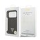Guess MagSafe PU Leather Case for iPhone 17 Pro Max, Slim Profile, Drop Protection, MagSafe Compatible, Comfortable Grip, Sustainable Packaging &ndash; Black