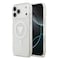 Guess MagSafe IML Gradient Case for iPhone 17 Pro Max, Slim Profile, Drop Protection, Lightweight Design, Comfortable Grip, Printed Triangle Logo, Sustainable Packaging - Transparent