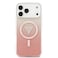 Guess MagSafe IML Gradient Case for iPhone 17 Pro Max, Slim Profile, Drop Protection, Lightweight Design, Comfortable Grip, Printed Triangle Logo, Sustainable Packaging - Pink