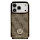 Guess MagSafe 4G PU Leather Case with Classic &amp; Strass Logo for iPhone 17 Pro Max, Lightweight Design, Drop Protection, Easy Snap-On, Slim Profile, Comfortable Grip - Brown