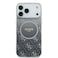 جراب GUESS MAGSAFE PC+TPU مع بريق متدرج لهاتف IPHONE 17 PRO MAX - رمادي