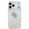 جراب GUESS MAGSAGE PC+TPU MIRROR مع شعار 4G لامع كبير لهاتف IPHONE 17 PRO - ذهبي