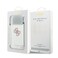 جراب GUESS MAGSAGE PC+TPU MIRROR مع شعار 4G لامع كبير لهاتف IPHONE 17 PRO - وردي
