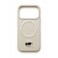 KARL LAGERFELD PU Leather Case with Karl Head Pins for iPhone 17 Pro - Beige