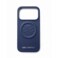 KARL LAGERFELD MagSafe PU Leather Case with Initial Debossed Logo for iPhone 17 Pro Max - Blue