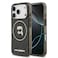 Karl Lagerfeld MagSafe IML Glitter &amp; KL Repeated Case with Karl Head for iPhone 17 Pro Max, Slim Profile, Drop Protection, Easy Snap-On, Sustainable Packaging, Comfortable Grip &ndash; Black