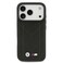 BMW MagSafe PU Quilted Leather Case with Metal Logos, Slim Profile, Drop Protection, Eco-Friendly Packaging for iPhone 17 Pro Max &ndash; Black