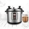 45L Electric Pressure Cooker, Large Capacity Multi Cooker with LED Display &amp; Safety Lock System